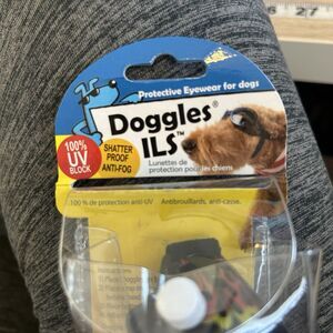 Doggles ILS Racing Flame Frame Goggles/Sunglasses Small Eye Protection for Dogs